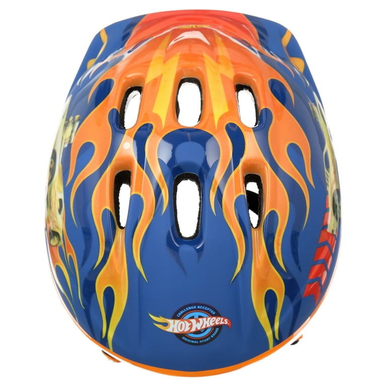Hot Wheels Helmet with Surprise Bonus Car for Bikes, Skateboards and Scooters, Ages 5+ Hot Wheels Helmet with Surprise Bonus Car for Bikes, Skateboards and Scooters, Ages 5+
