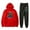 Red, variant on Cuco 4U Tour Logo Merch Hoodies Jogger Pants Winter Women Men Fashion HipHop Streetwear Sweatshirts