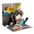 thumbnail image 1 of Pop Up Birch Tree Birds Greeting Card, 1 of 3