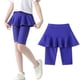thumbnail image 1 of Odeerbi 4-11 Años Niñas Leggings Pantalones Cortos Con Falda Tutú Pantalones Cómodo Bike Shorts Yoga Suavidad Transpirable Lmitation Denim Skorts, 1 of 8