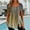 1# Gold lightning deals of today, variant on Dyegold Womens Tops Dressy Casual Summer Square Neck Tops For Women Summer Casual Vintage Side Slit Button Blouses Plus Size Loose Short Sleeve Tshirts Tunic