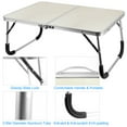 thumbnail image 6 of TeqHome Foldable Lap Desk Laptop Bed Desk for Working Writing Reading Eating for Bed Sofa Couch Floor, 6 of 8
