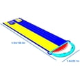 thumbnail image 3 of Slip and Slide Water Double Sliding Lanes, Water Splash Slide with 2 Body Boards Summer Pool Inflatable Kid Slides for Garden Outdoors, 3 of 8