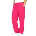thumbnail image 4 of XINXIAOO Unisex Boys Girls Cargo Sweatpants Classic Fit Elastic Waist Wide Leg Pants with Pockets Girls Athletic Pants Pink Sweatpants for Boys Pants Size 15-16 Years, 4 of 7