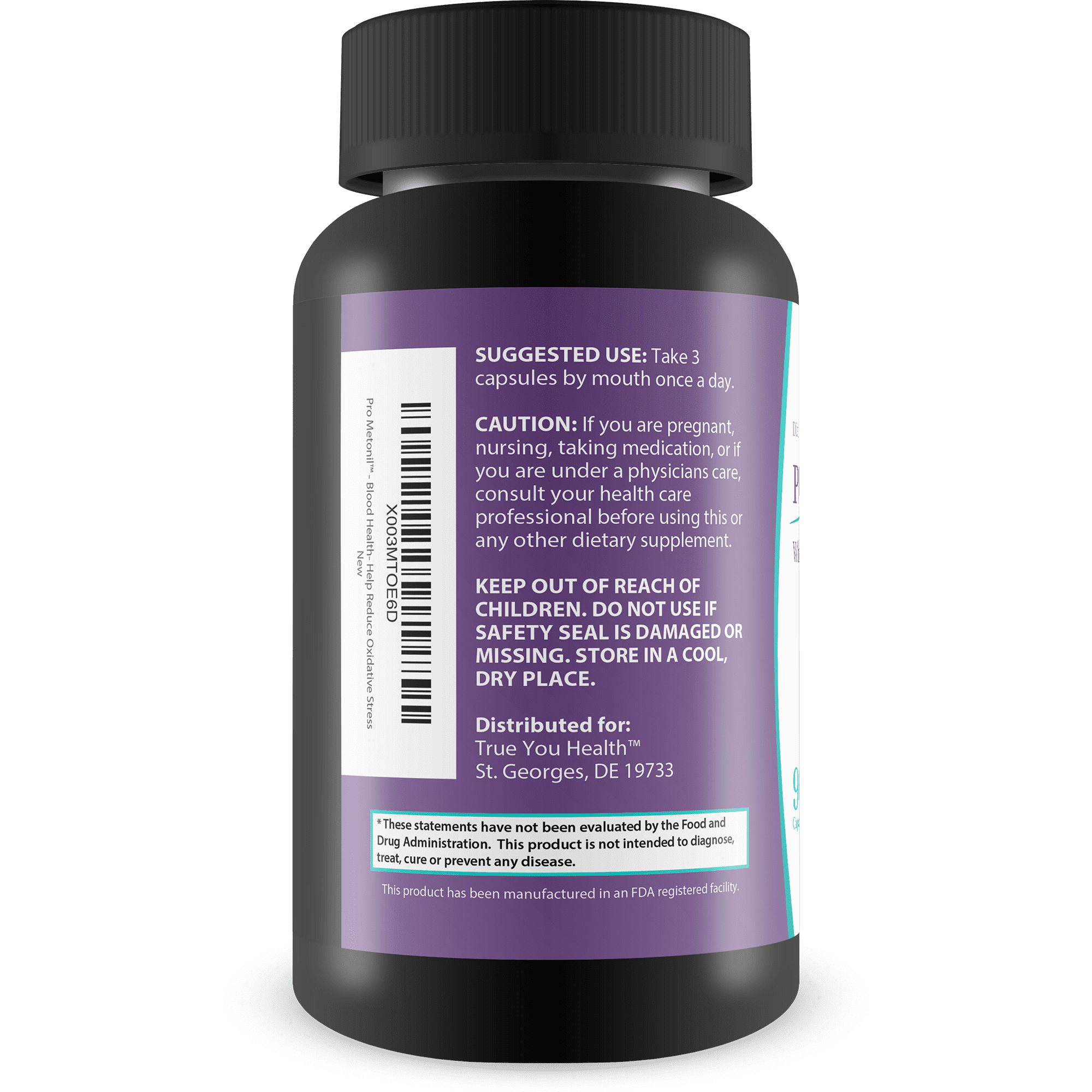 Pro Metonil - Blood Health Supplement - Powerful Whole Body Health Formula - Contains Berberine, Cinnamon, & Zinc - Natural Antioxidant Immune Support - Help Reduce Oxidative Stress
