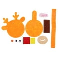 thumbnail image 3 of Kit de fieltro tejida Bolsa de Navidad Kit de fieltro artesanal para niños Ciervos de navidad, 3 of 8