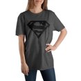 thumbnail image 2 of DC Comics T-Shirt Gris Graffiti avec Logo de Superman, 2 of 3