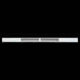 thumbnail image 3 of Fits 48-Inch [External Length] Baseboard Space | Baseboard Air Register Grille | Vent Cover Grill | Adjustable Lever for Air Flow Control | Removable Faceplate | White, 3 of 9