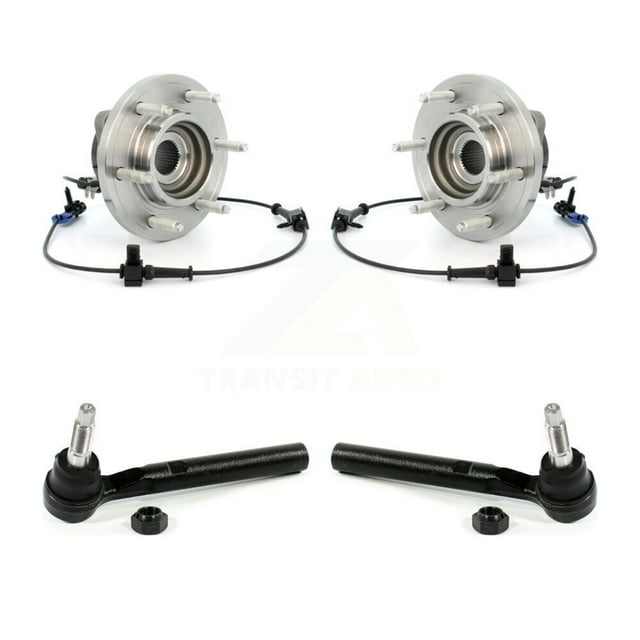 Transit Auto Front Wheel Bearing and Tie Rod End Kit for Car Hummer H3 - Left Right Side (Driver Passenger) K7T-100290