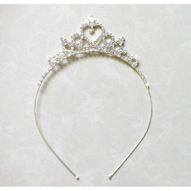 Children Rhinestone Tiara Princess Hairband for Girls Birthday Access - Girls Hair Accessory