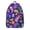 Bohemian Paisley, variant on Donut Dessert School Backpack, Colorful Sweet Donut Pattern Casual Daypack Lightweight Travel Bag for Students and Women