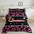 thumbnail image 2 of Castle Fairy 2-Piece Twin Size Comforter Set, Crown and Cheetah Animal Print, 2 of 8