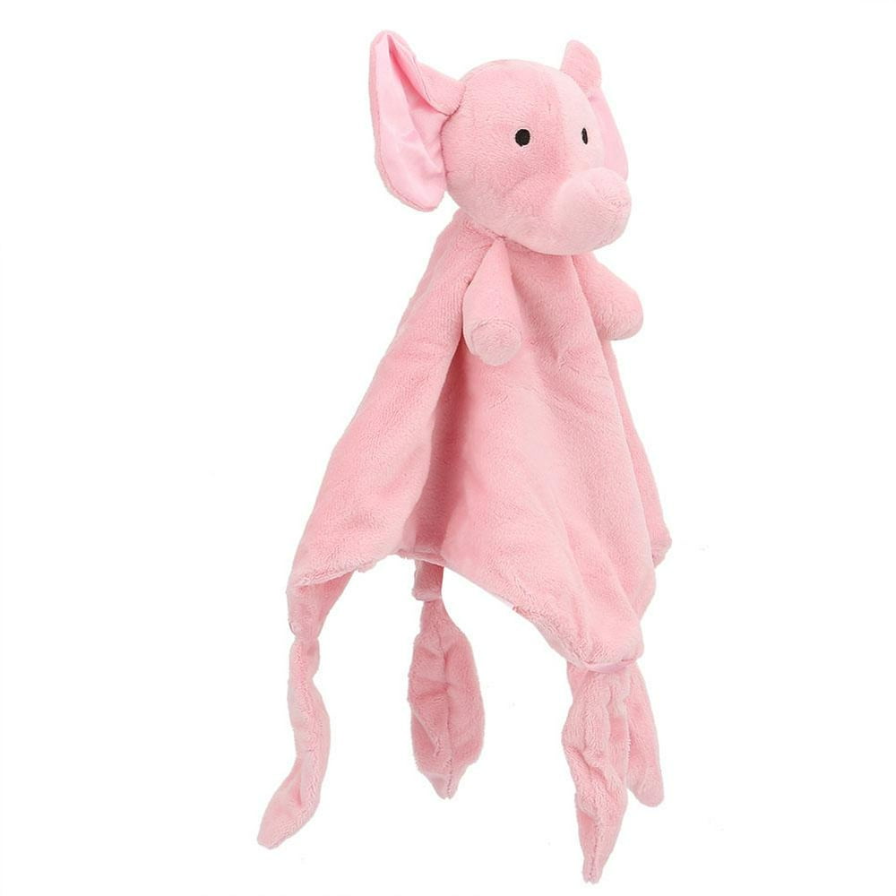 Mgaxyff Baby Safety Towel Appease Infant Cartoon Animal Doll Toy for