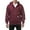 Burgundy, variant on Men's Proclub Heavyweight Pullover Zipper Premium Sweatshirt Fleece S-5XL
