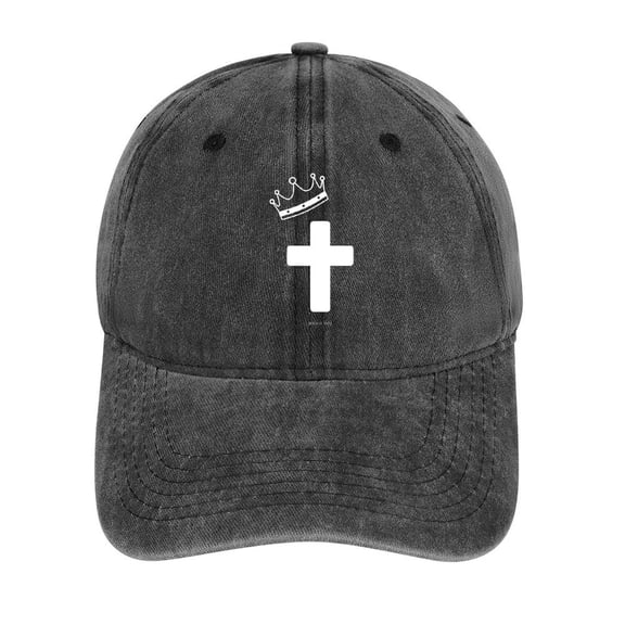 Jesus Is King Charcoal Baseball Cap for Men Women, Adjustable Snapback Hats Cotton Hat