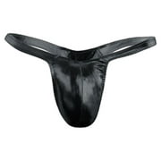 ZMHEGW 1PC Briefs For Men Thong Comfortable Patent Leather Underwear Mens
