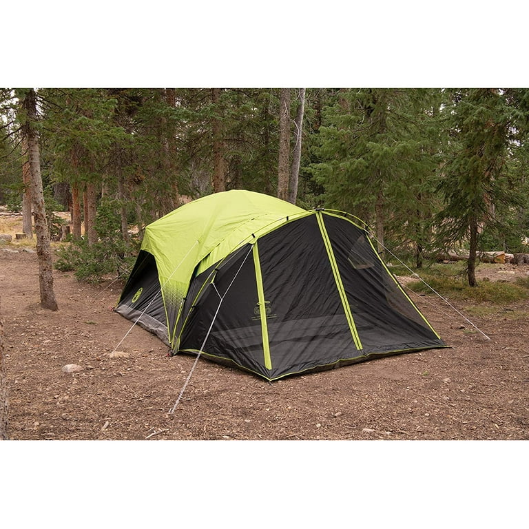 Coleman Carlsbad Fast Pitch 6-Person Tent with Screen Room, Green