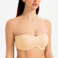 thumbnail image 4 of MELENECA Strapless Bra Minimizer with Underwire for Women Sunkiss 42E, 4 of 4