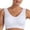 White - built in bra tank tops for women, variant on Aboser High Impact Sports Bras for Women Push Up Wireless Bras Plus Size Seamless Workout Bra Breathable Soft Lightly Padded Bralettes