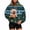 Dark Green, variant on Pet Pouch Hoodie for Women, Snowflake Pullover Sweatshirt with Cuddle Pouch Dog Carrier Pocket
