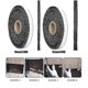 thumbnail image 3 of 10/15 mm Cuerda de sellado para chimenea Puerta de estufa de leña Reemplazo de cable de sellado de fibra de vidrio autoadhesivo 2 m Cinta de junta negra 10 mm x 2 mm, 3 of 5