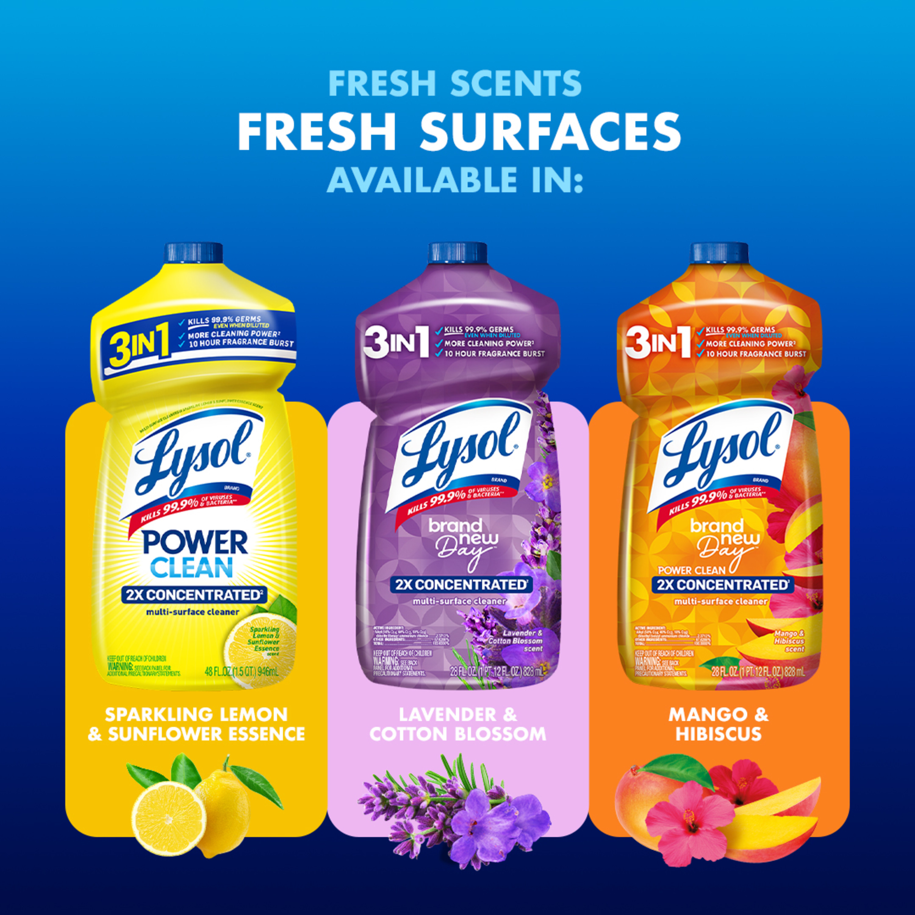 Lysol All Purpose Cleaner Multi-Surface, 3 Pack photo 5