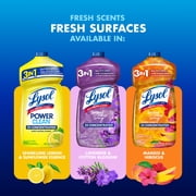 Lysol All Purpose Cleaner, Multi-Surface Disinfectant Floor Cleaner for Mopping Solution, for Bathroom & Kitchen, Lemon & Sunflower, 28 fl oz