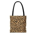 thumbnail image 5 of Leopard Print Tote Bag - Trendy and Chic Handbag in Three Sizes, Animal Print Shoulder Bag, Stylish Carryall, Black Handle Purse,, 5 of 10