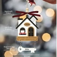 thumbnail image 1 of Colgante de Navidad onlyliua Doble Capa de Madera tallada Artesanía Decoración Del hogar, 1 of 2