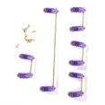 thumbnail image 4 of Pcb Mechanical Keyboard Stabilizer 6.25u 2u Mechanical Keyboard Stabilizer Mechanical Keyboard Stabilizer With GoldPlated Screws Computer Accessory For DIY 61/64/87Transparent, 4 of 8