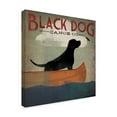thumbnail image 2 of Trademark Fine Art 'Black Dog Canoe' Canvas Art by Ryan Fowler, 2 of 3