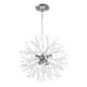 thumbnail image 1 of Lámparas de araña de cristal modernas con diseño de fuegos artificiales, lámparas de techo, lámpara de diente de león de 8 luces 8Cabeza Plata 1, 1 of 4