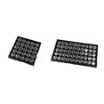 thumbnail image 4 of Storage Container Empty Grids Case Case Holder Holder Professional Rectangle Black Plastic Organizer Jewelry Rhinestones Accessories Type2, 4 of 6