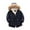 Navy, variant on Zwiiyzr 3-10Y Toddler Kids Boys Girls Winter Coats Jacket Clothes Parka Outwear Overcoat Hooded Thicken Warm Fleece Baby Snowsuit Navy