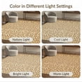 thumbnail image 7 of ODIKA Zebra Leopard Print Cheetah Spotted Drop Repeat Motif Cow Fluffy Stain Resistant Low Profile for Dorm Room, Small Living Apartment, 7 of 7