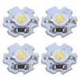 thumbnail image 1 of Herwey 25Pcs 0.5W 5V High Power LED Lamp Bead Light Source Chip With Aluminum Plate, 1 of 8