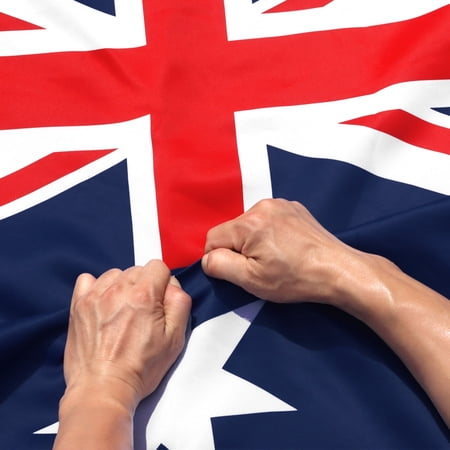 Anley 3' x 5' Rip-Proof Technology Double Sided 3-Ply Australia Flag - Australian National Flags 300D Polyester