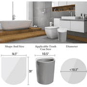 Charmount Small Trash Bags - Bathroom Trash Bags 2.6 Gallon Trash Can Liners, Unscented,180 Counts