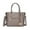 Pewter, variant on MKF Collection Cairo M Signature Women's Satchel Handbag by Mia K. - Pewter