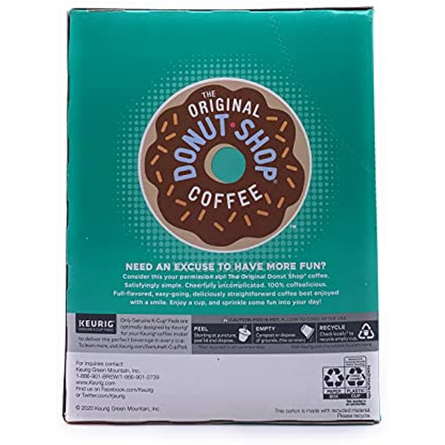 Donut Shop Nutty + Caramel Duos K Cups 24 Count