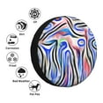 thumbnail image 5 of 17'' Line Texture Graffiti Tire Cover, Universal Spare Wheel Covers, Dust-Proof, Water-Proof, Sun-Proof and Corrosion-Proof, 5 of 9