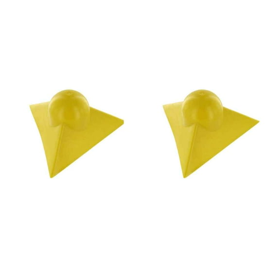 Yellow Plastic Tarp Protector - 2 Pack
