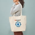 thumbnail image 3 of CafePress - Magic Blue Mana Symbol - Unisex Canvas Tote Bag, Beige, 1-Piece, 3 of 7