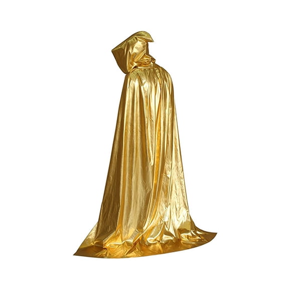 LOLIPPYY 1Pcs  Full Length Cape Golden Cloth for Unisex Costumes and Parties