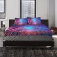 thumbnail image 2 of FMSHPON 3 Piece Bedding Set Starry night in the woods Twin Size Duvet Cover with 2 Pillowcase for Home Bedding Room Decoration, 2 of 5