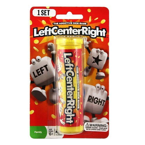 Left Center Right Dice Game - Styles Vary Tube/Tin