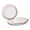 Celebration in White & Rose Gold, variant on " OCCASIONS " 240 Plates Pack, Heavyweight Disposable Wedding Party Plastic Plates (6.25'' Dessert/Bread Plate, Diamond in White & Silver)