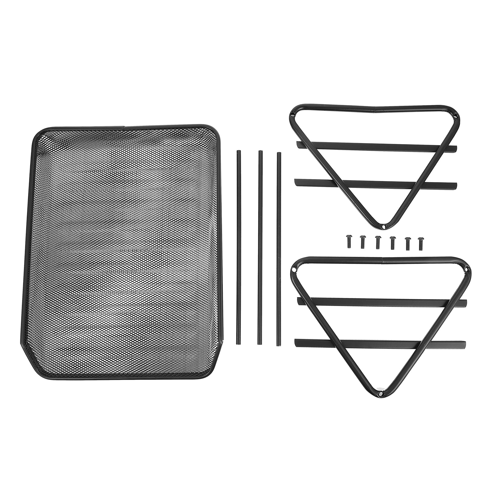 Masteelf  File Rack Organizer Office Trays Folder Paper Binder Clips Black