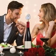 thumbnail image 2 of Decorative Wine & Beverage Bottle Stoppers Crystal Champagne Toppers Reusable Wine Corks Plug for Gift Bar Party, 2 of 7