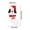 C-White, variant on HomeDM Christmas Stocking 18 Inch Tall Glitter Sequin Xmas Gift Holder Stocking Christmas Tree Hanging Ornament for Mantel Holiday Xmas Party Decor